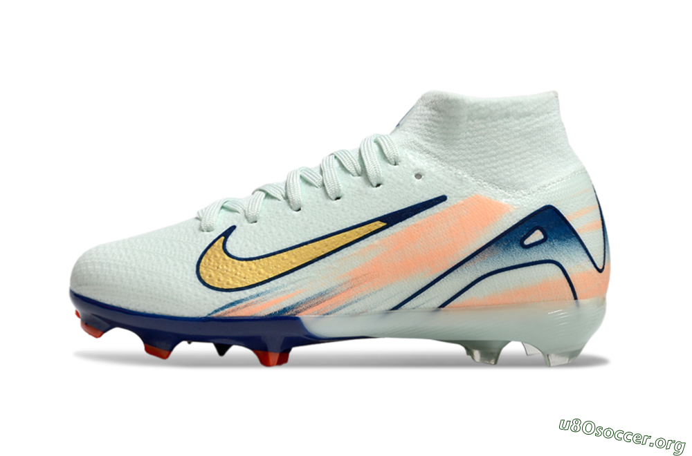Nike Air Zoom Mercurial Superfly 10 Elite FG Football Boots - Jade/Gold/Blue 3