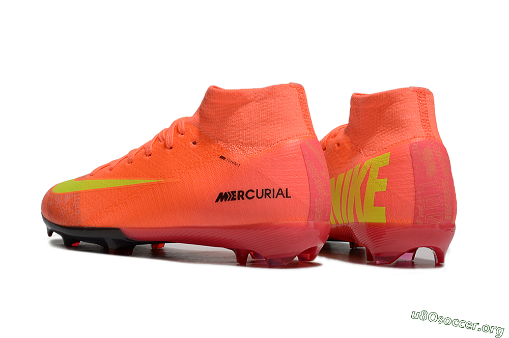Nike Air Zoom Mercurial Superfly 10 Elite FG Football Boots - Red/Yellow/Black 5