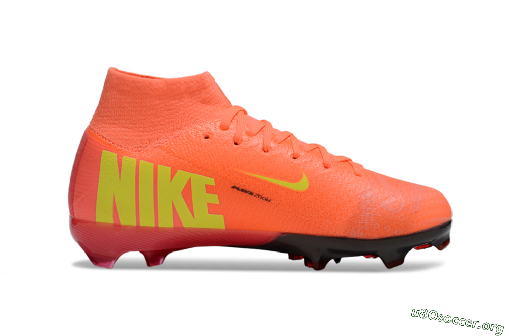 Nike Air Zoom Mercurial Superfly 10 Elite FG Football Boots - Red/Yellow/Black 4