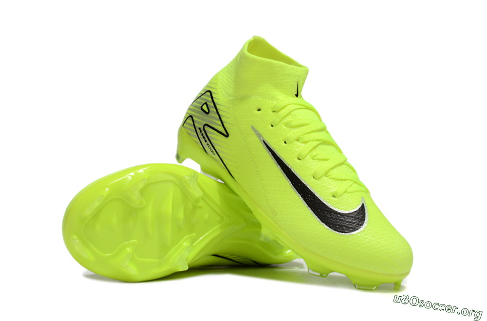 Nike Air Zoom Mercurial Superfly 10 Elite FG Football Boots - Yellow/Black/Silver 1