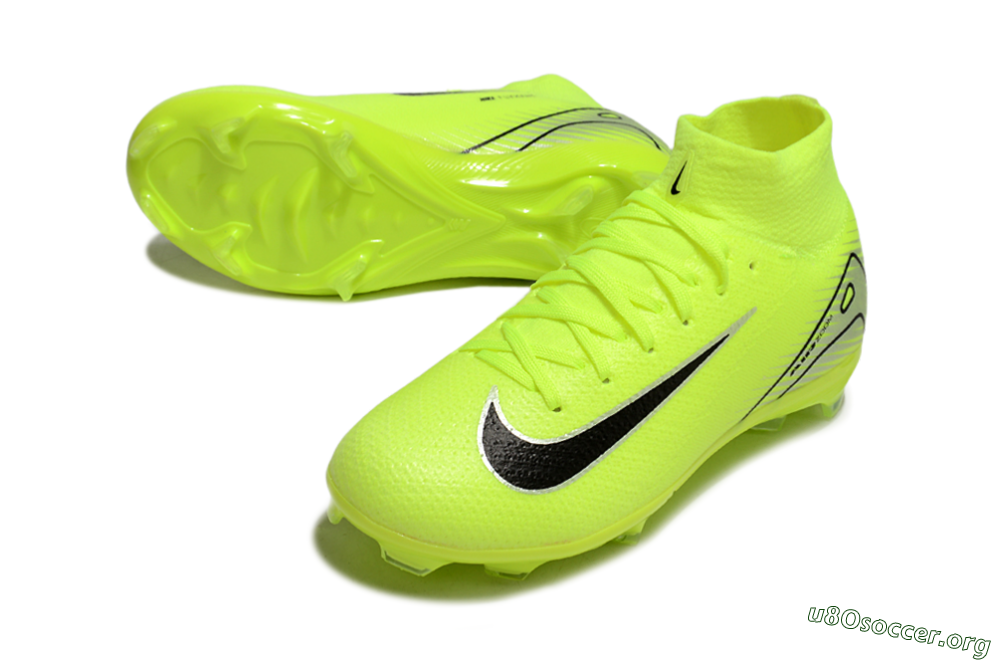 Nike Air Zoom Mercurial Superfly 10 Elite FG Football Boots - Yellow/Black/Silver 0