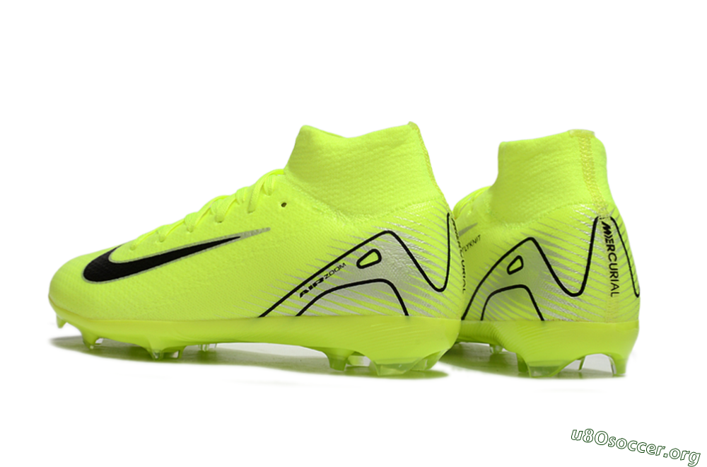 Nike Air Zoom Mercurial Superfly 10 Elite FG Football Boots - Yellow/Black/Silver 5