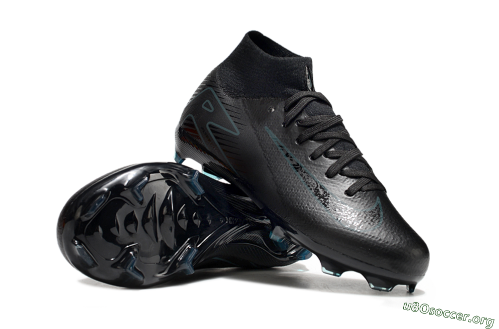 Nike Air Zoom Mercurial Superfly 10 Elite FG Football Boots - Black/Blue 1