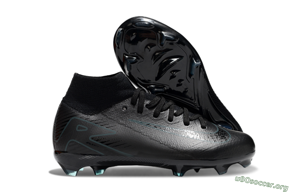 Nike Air Zoom Mercurial Superfly 10 Elite FG Football Boots - Black/Blue 2