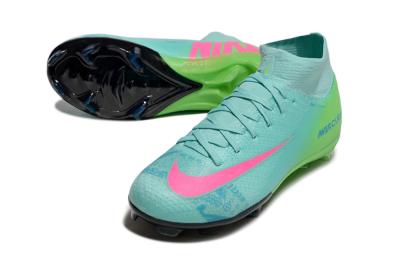 Nike Air Zoom Mercurial Superfly 10 Elite FG Football Boots - Jade/Pink/Yellow