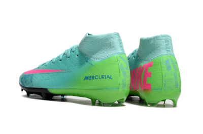 Nike Air Zoom Mercurial Superfly 10 Elite FG Football Boots - Jade/Pink/Yellow
