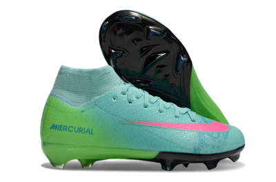 Nike Air Zoom Mercurial Superfly 10 Elite FG Football Boots - Jade/Pink/Yellow