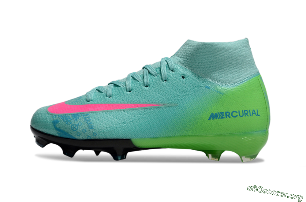 Nike Air Zoom Mercurial Superfly 10 Elite FG Football Boots - Jade/Pink/Yellow 3