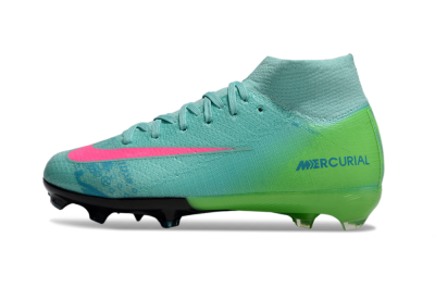 Nike Air Zoom Mercurial Superfly 10 Elite FG Football Boots - Jade/Pink/Yellow