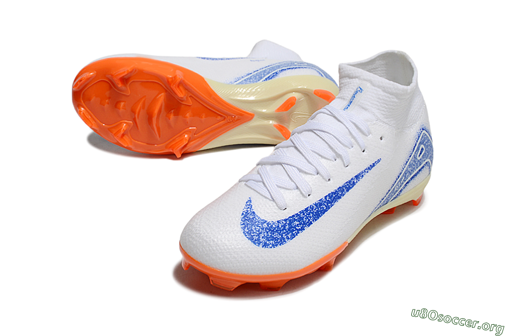 Nike Air Zoom Mercurial Superfly 10 Elite FG Football Boots - White/Blue/Red 0