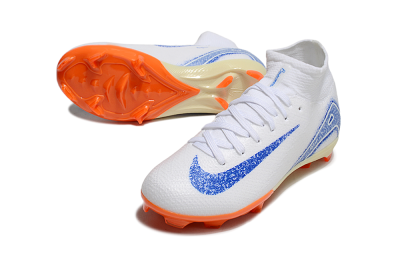 Nike Air Zoom Mercurial Superfly 10 Elite FG Football Boots - White/Blue/Red