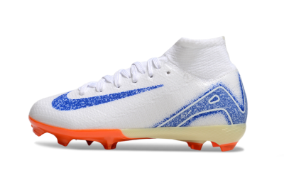 Nike Air Zoom Mercurial Superfly 10 Elite FG Football Boots - White/Blue/Red