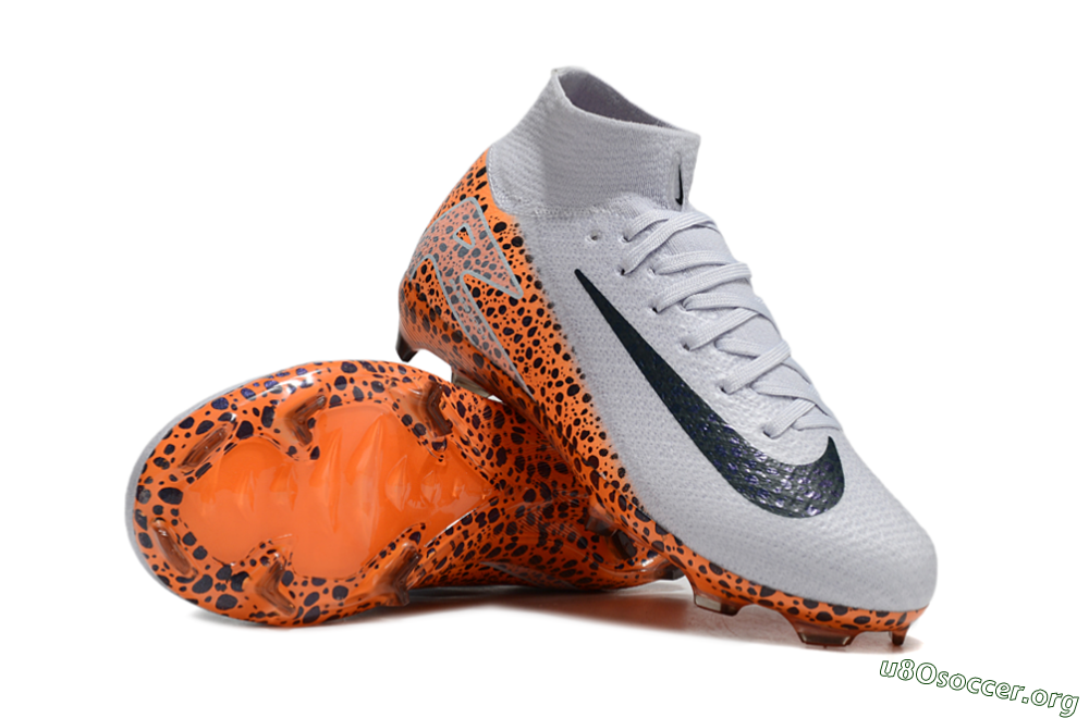 Nike Air Zoom Mercurial Superfly 10 Elite FG Football Boots - Grey/Black/Leopard 1