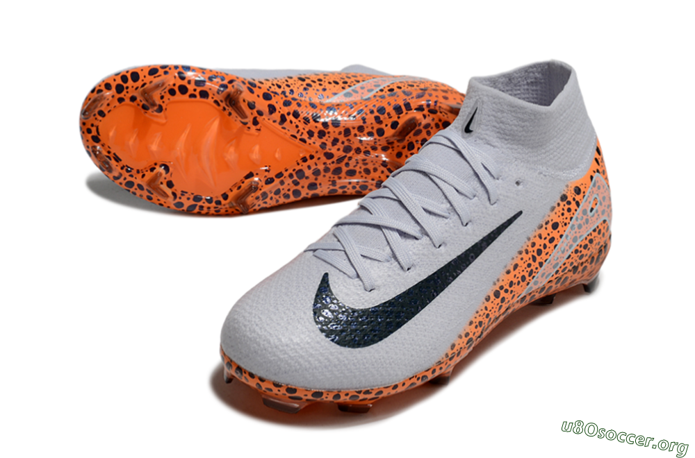 Nike Air Zoom Mercurial Superfly 10 Elite FG Football Boots - Grey/Black/Leopard 0