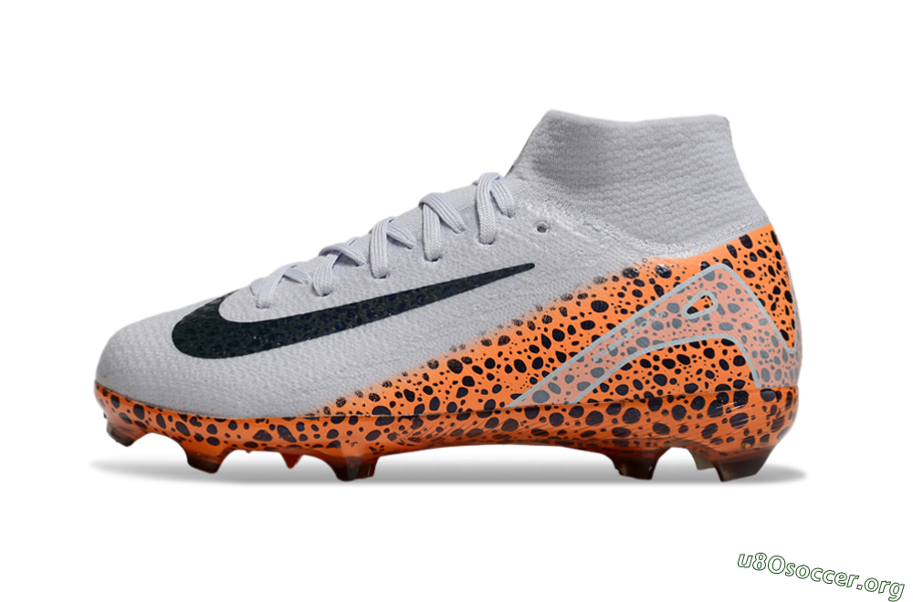 Nike Air Zoom Mercurial Superfly 10 Elite FG Football Boots - Grey/Black/Leopard 3