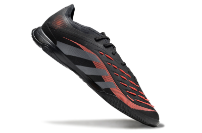 Adidas Predator 25 Elite IC Football Shoes - Black/Grey/Red