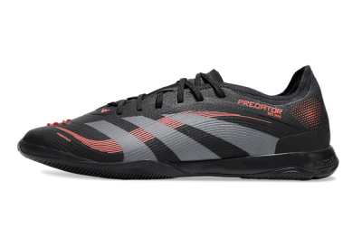 Adidas Predator 25 Elite IC Football Shoes - Black/Grey/Red