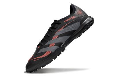 Adidas Predator 25 Elite TF Football Shoes - Black/Grey/Red