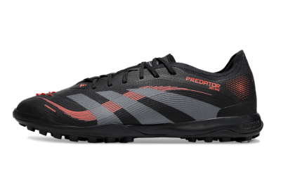 Adidas Predator 25 Elite TF Football Shoes - Black/Grey/Red