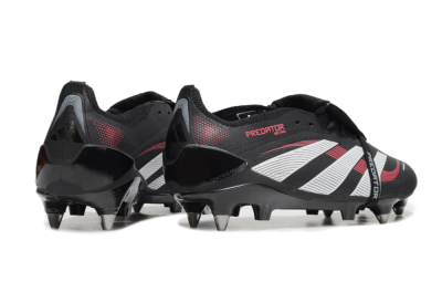 Adidas Predator 25 Elite Foldover Tongue SG Football Boots - Black/White/Red
