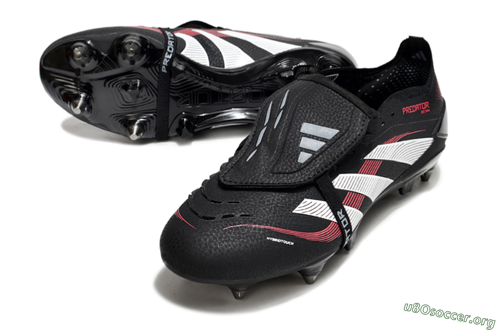 Adidas Predator 25 Elite Foldover Tongue SG Football Boots - Black/White/Red 0