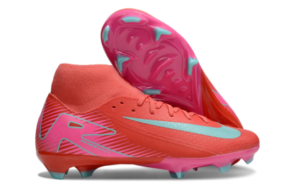 Nike Air Zoom Mercurial Superfly 10 Elite FG Football Boots - Red/Jade/Pink