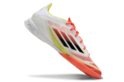 Adidas F50 Pro IC Football Shoes - White/Red/Yellow