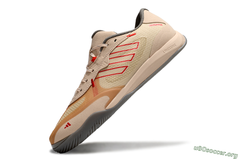 Adidas Fevernova IC Football Shoes - Pink/Brown/Red 5