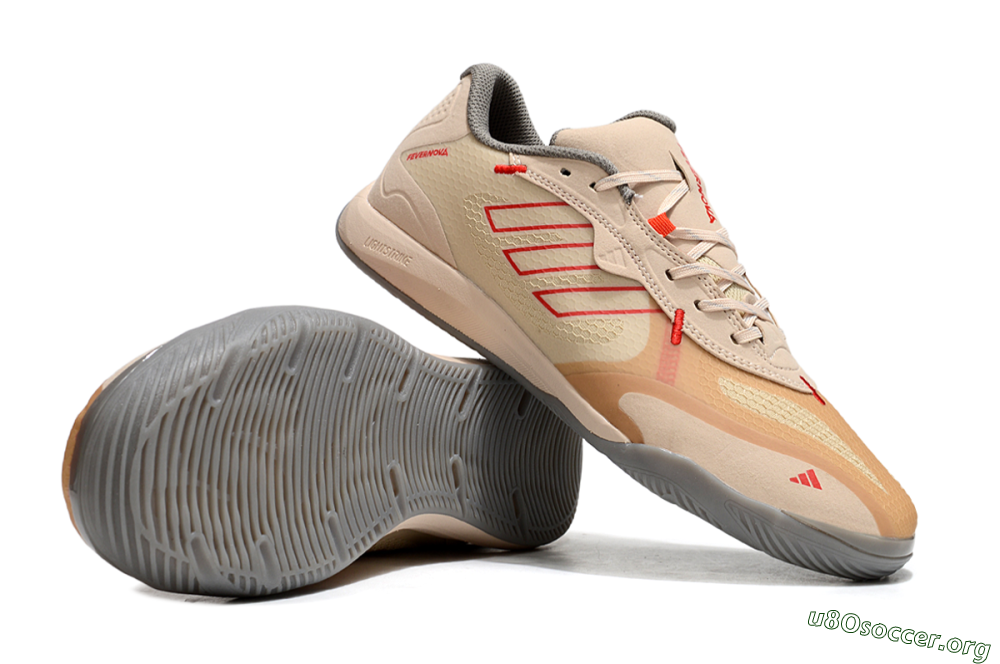Adidas Fevernova IC Football Shoes - Pink/Brown/Red 1