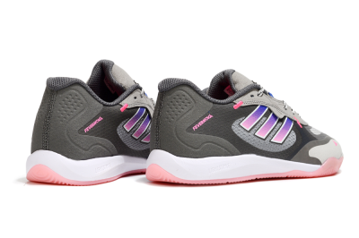 Adidas Fevernova IC Football Shoes - Grey/Purple/Pink