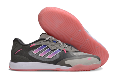 Adidas Fevernova IC Football Shoes - Grey/Purple/Pink