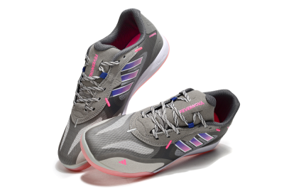 Adidas Fevernova IC Football Shoes - Grey/Purple/Pink