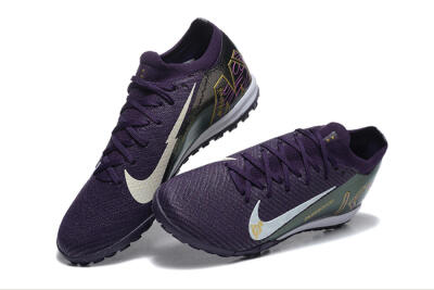 Nike Air Zoom Mercurial Vapor 16 Elite TF Football Shoes - Purple/White/Gold
