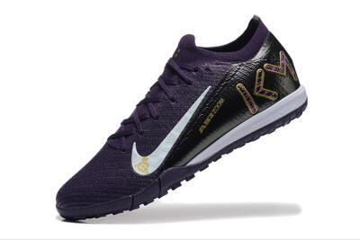 Nike Air Zoom Mercurial Vapor 16 Elite TF Football Shoes - Purple/White/Gold