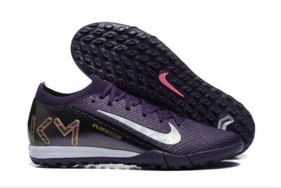 Nike Air Zoom Mercurial Vapor 16 Elite TF Football Shoes - Purple/White/Gold