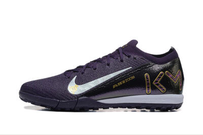 Nike Air Zoom Mercurial Vapor 16 Elite TF Football Shoes - Purple/White/Gold