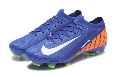 Nike Air Zoom Mercurial Vapor 16 Elite FG Football Boots - Blue/White/Orange