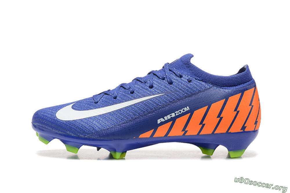 Nike Air Zoom Mercurial Vapor 16 Elite FG Football Boots - Blue/White/Orange 3
