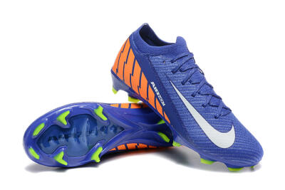 Nike Air Zoom Mercurial Vapor 16 Elite FG Football Boots - Blue/White/Orange