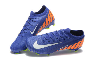 Nike Air Zoom Mercurial Vapor 16 Elite FG Football Boots - Blue/White/Orange