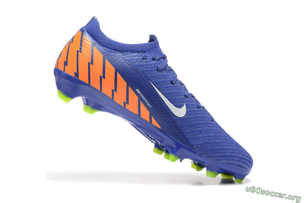 Nike Air Zoom Mercurial Vapor 16 Elite FG Football Boots - Blue/White/Orange 7