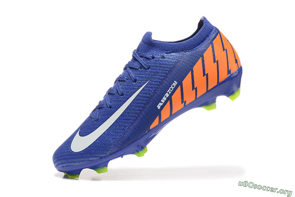Nike Air Zoom Mercurial Vapor 16 Elite FG Football Boots - Blue/White/Orange 8