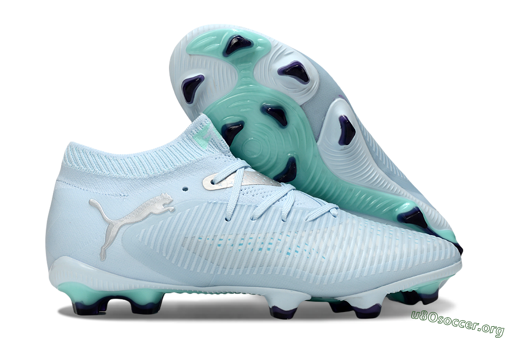Puma Future 8 Ultimate FG Football Boots - Jade/Silver 2