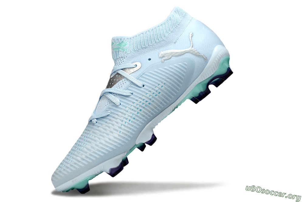 Puma Future 8 Ultimate FG Football Boots - Jade/Silver 5