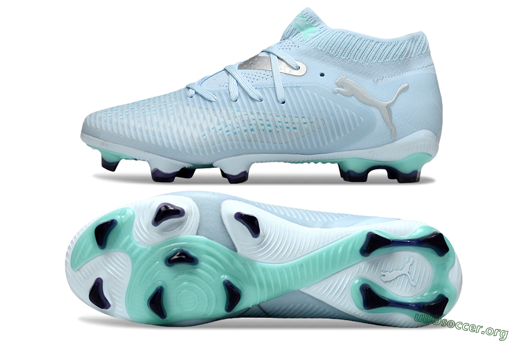 Puma Future 8 Ultimate FG Football Boots - Jade/Silver 1