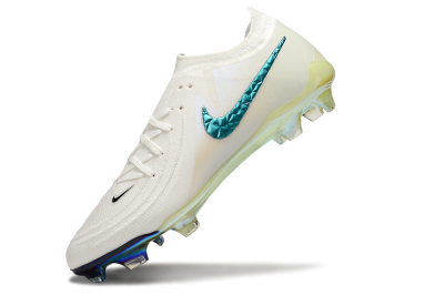 Nike Phantom GX Elite FG Football Boots - Beige/Blue/Black