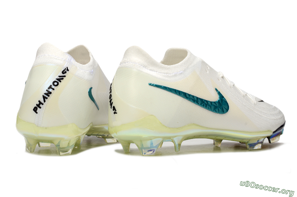 Nike Phantom GX Elite FG Football Boots - Beige/Blue/Black 6