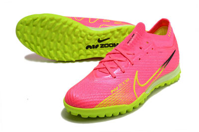Nike Air Zoom Mercurial Vapor 15 Elite TF Football Shoes - Pink/Yellow/Black
