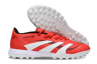 Adidas Predator 24 Elite TF Football Shoes - Red/White/Black