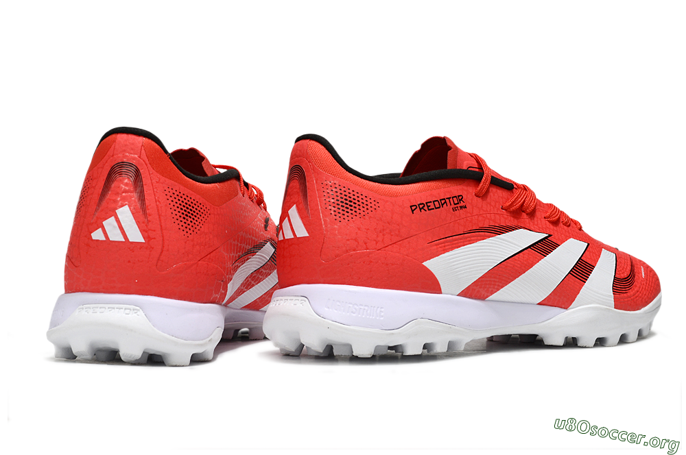 Adidas Predator 24 Elite TF Football Shoes - Red/White/Black 5